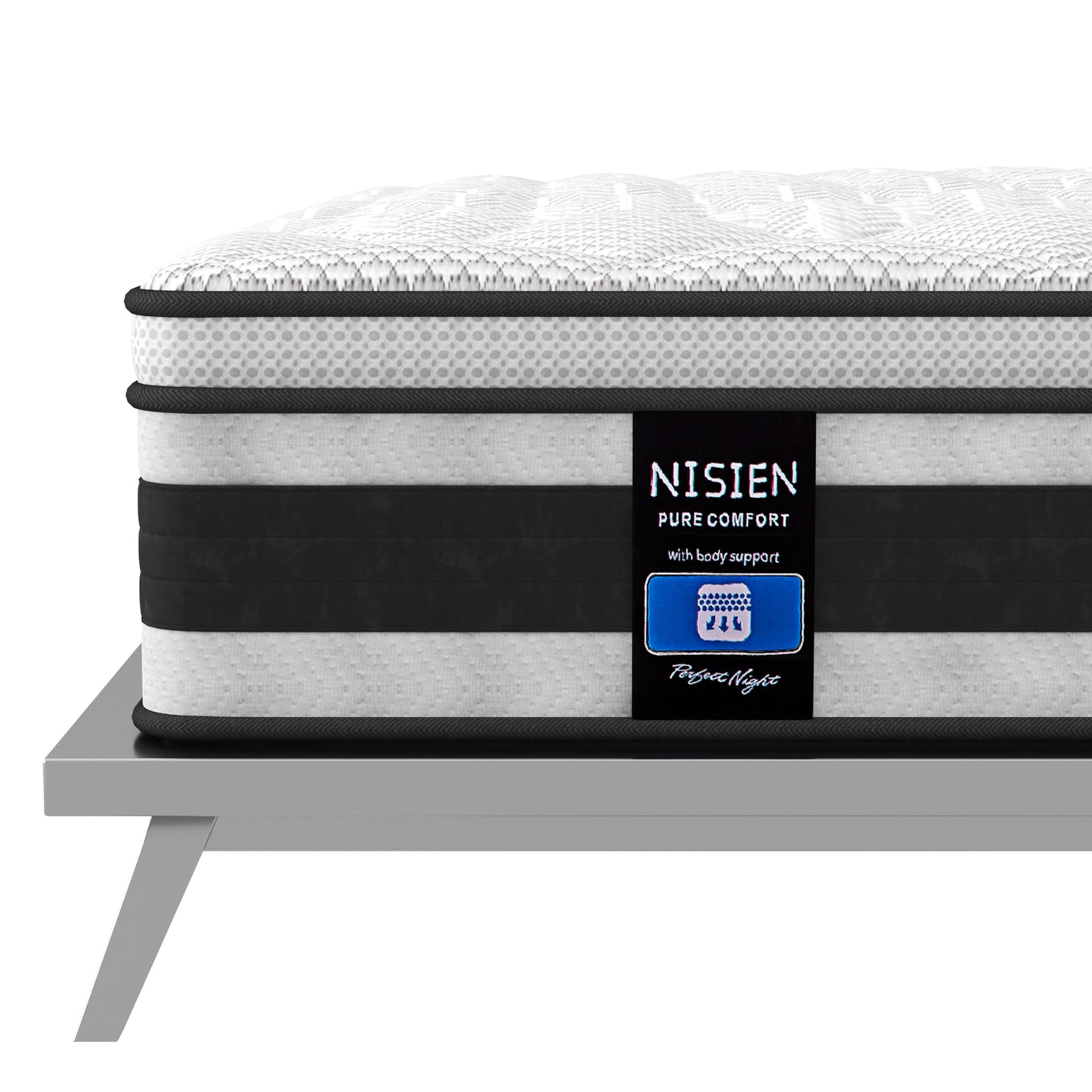 Twin XL Mattress 11 Inch Innerspring Multilayer Hybrid XL Twin Mattress - Ergonomic Design with Memory Foam and Pocket Spring Mattress Twin XL Size - Box Top Series Medium Firm Feel